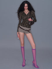 PROD 2025-2 Double Layer Slim Shorts/ Khaki