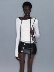 PROD 2025-2 Drape Shoulder Long-sleeve/ Apricot