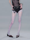 PROD 2025-2 Gray / One size / Pre-order20%Off (7-14days) Sheer Totem Print Tights