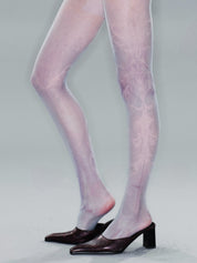 PROD 2025-2 Gray / One size / Pre-order20%Off (7-14days) Sheer Totem Print Tights