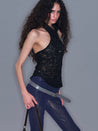 PROD 2025-2 High-Neck Sequin Tank Top