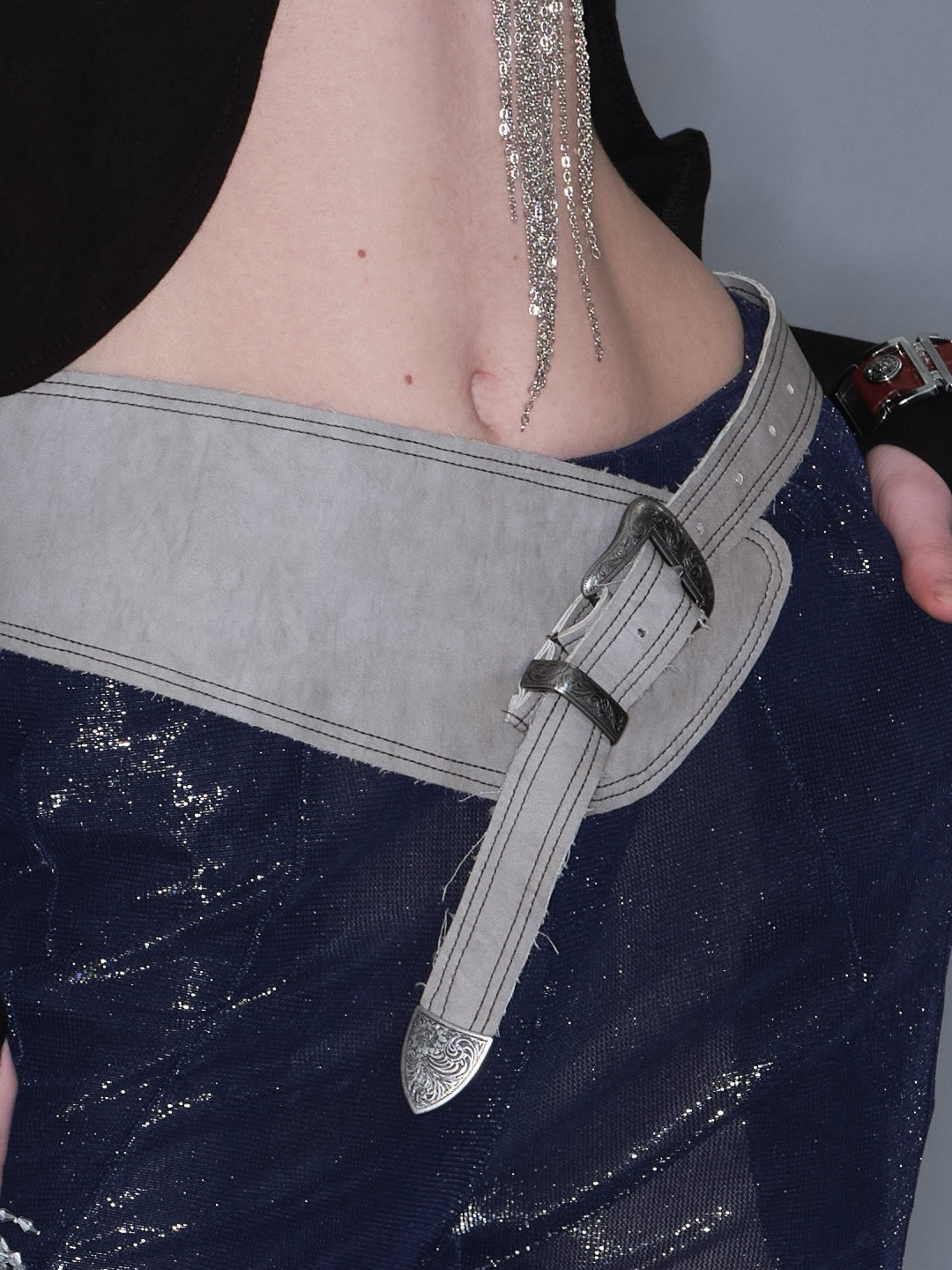 PROD 2025-2 Khaki / One size / Pre-order 20%Off (10-20days) Buckle Strap Belt/ Khaki