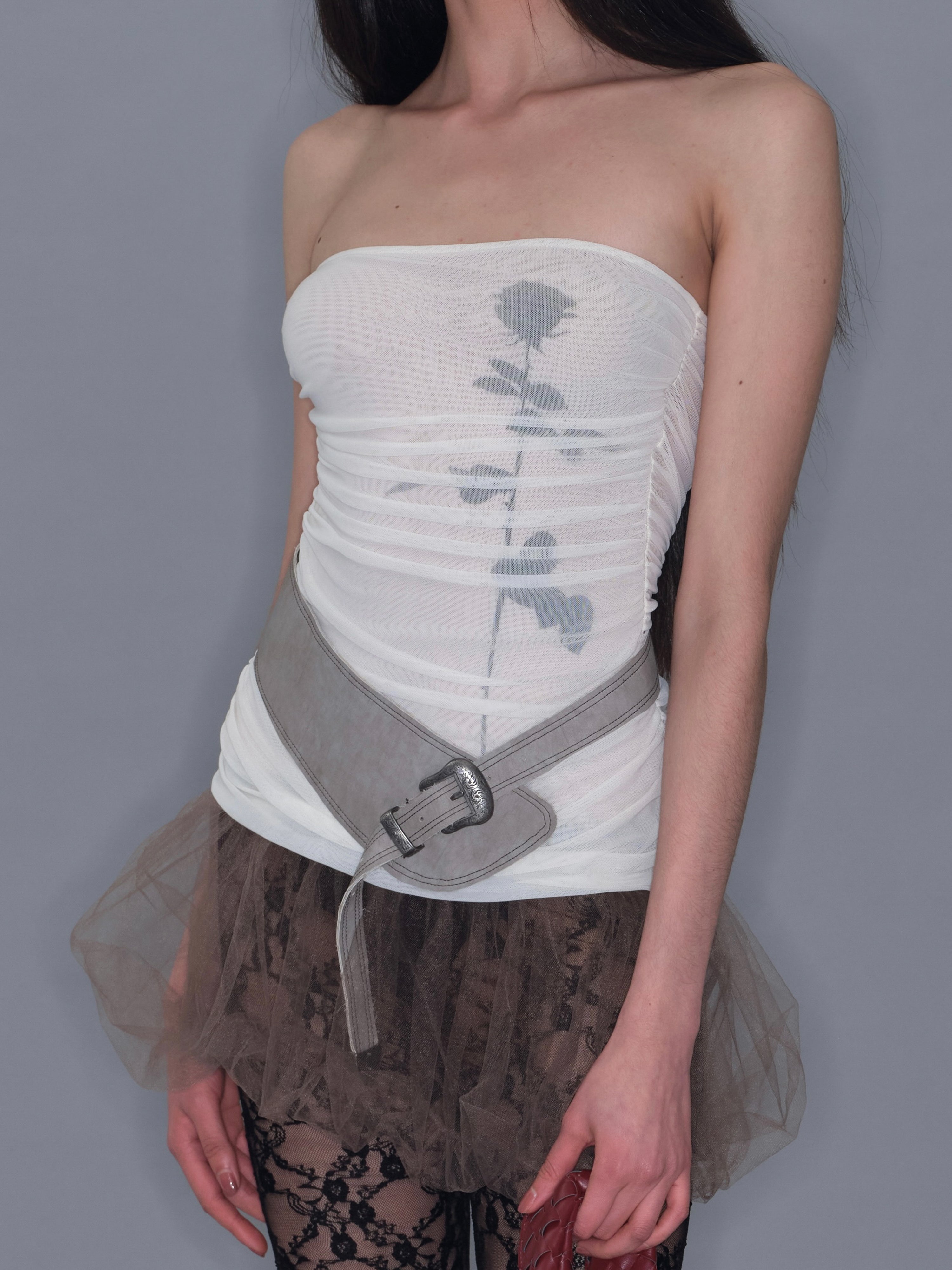 PROD 2025-2 Khaki / One size / Pre-order 20%Off (10-20days) Buckle Strap Belt/ Khaki