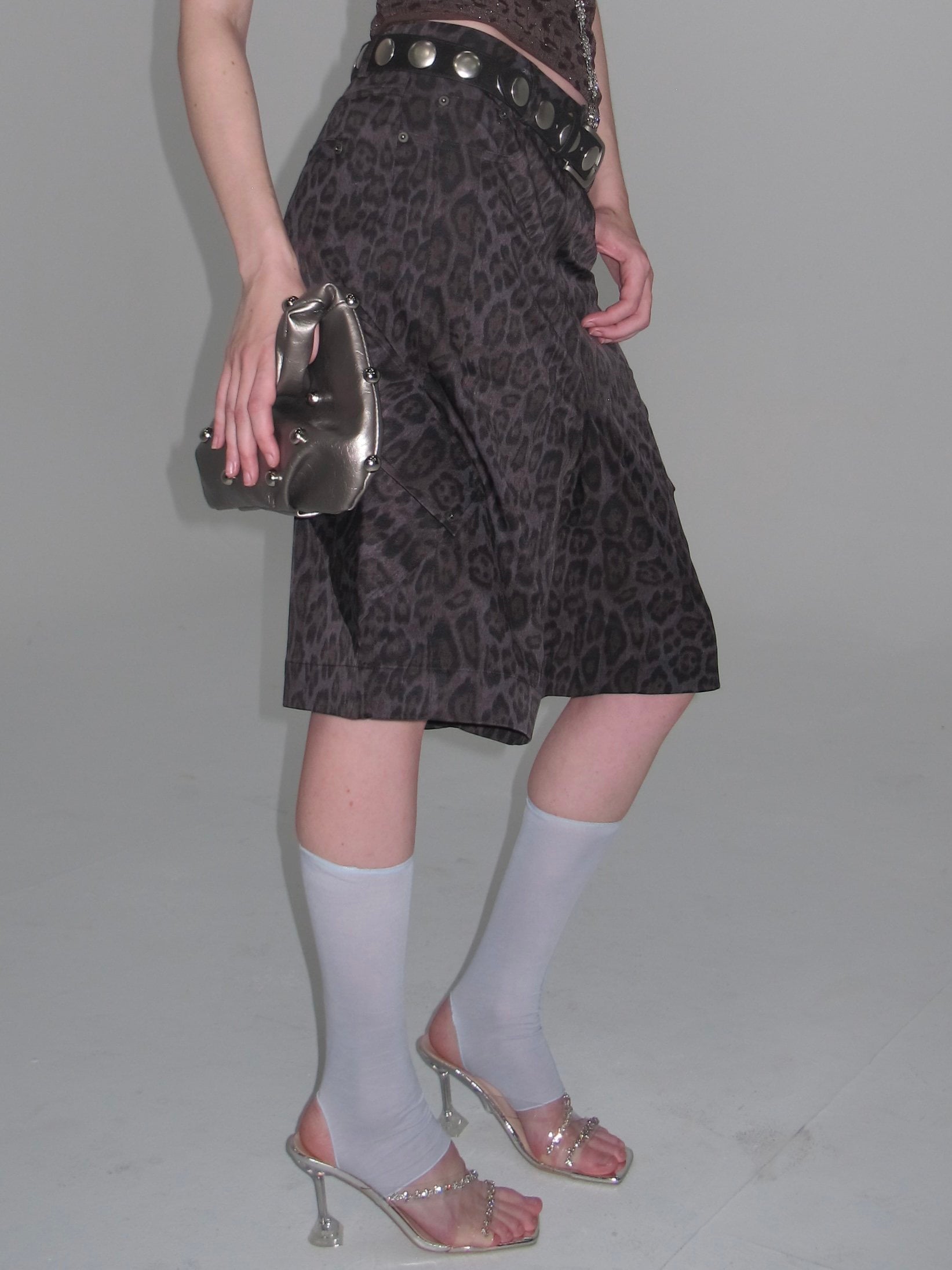 PROD 2025-2 Leopard Print Cropped Wide-Leg Pants