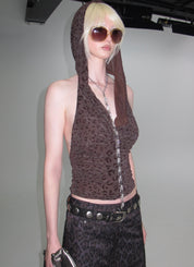 PROD 2025-2 Leopard Print Hooded Tank