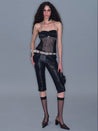 PROD 2025-2 Metallic Mid-Length Shorts/ Black