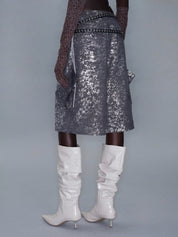 PROD 2025-2 Sequin Cropped Wide-Leg Pants