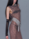 PROD 2025-2 Sheer Beaded Maxi Dress