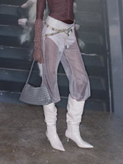 PROD 2025-2 Sheer Casual Flared Pants