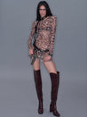 PROD 2025-2 Sheer Leopard Print Long Sleeve