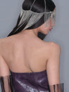 PROD 2025-2 Silver / One size / In-stock Gothic Tassel Headpiece