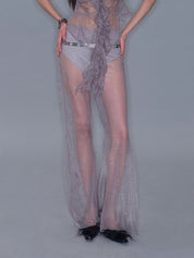 PROD 2025-2 Silver / One size / Pre-order20%Off (7-14days) Metallic Thin Waist Chain