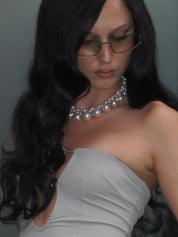 PROD 2026Fall Silver / In-stock Luna Faux Pearl Necklace