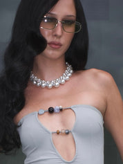 PROD 2026Fall Silver / In-stock Luna Faux Pearl Necklace