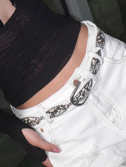PROD 2026Fall White / One size / In-stock Midnight Studded Belt