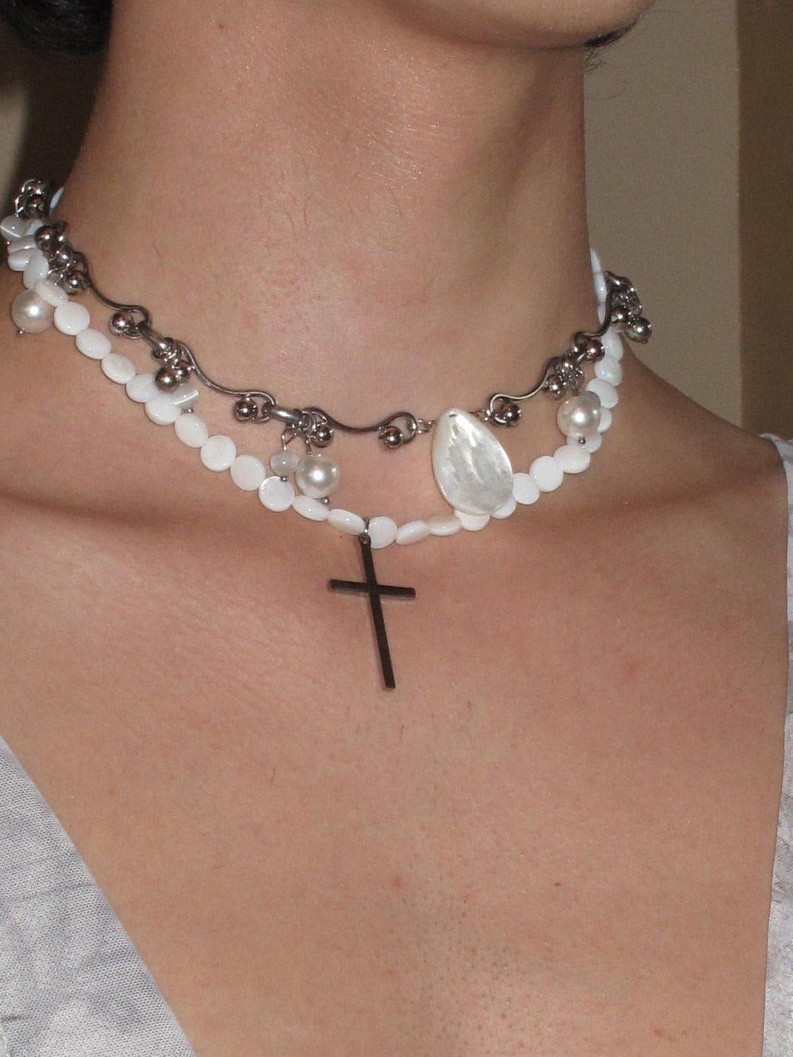 PROD 2PC Set Liora & Alba Layered Necklace Set