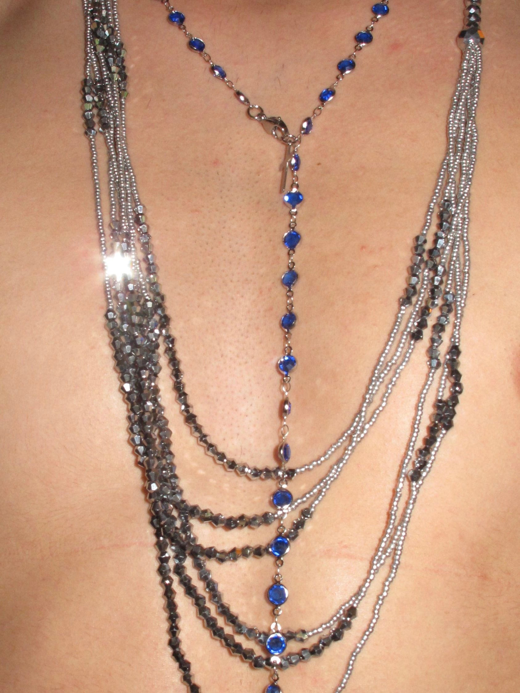 PROD 2PC SET Vesper Cross Layered Necklace Set