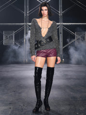 PROD Adore Me V Neck Glitter Sweater