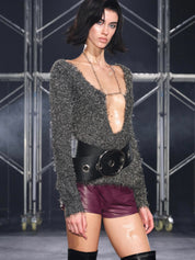 PROD Adore Me V Neck Glitter Sweater