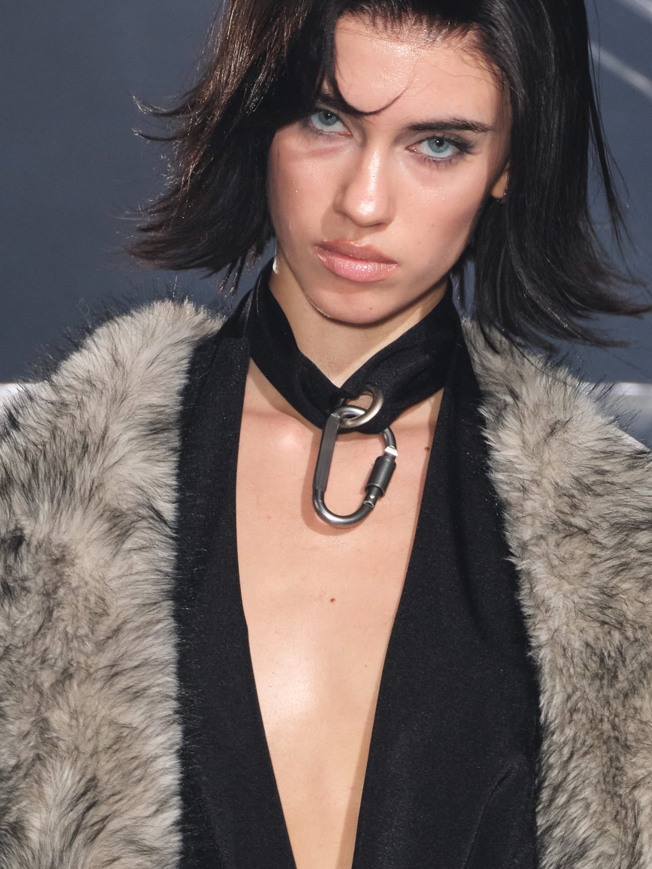 PROD Anouk Halter Neck Ruched Maxi Dress