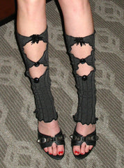 PROD Apparel & Accessories Black Y2K Chic Cutout Leg Warmer