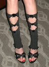 PROD Apparel & Accessories Black Y2K Chic Cutout Leg Warmer