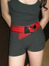 PROD Apparel & Accessories Red Red Studded Waist Belt