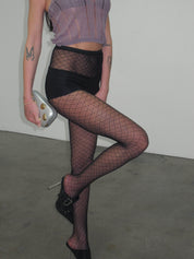PROD Black / One size Diamond Fishnet Tights