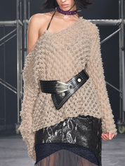 PROD Black / One size / In-stock Ranya Studded Wide Belt