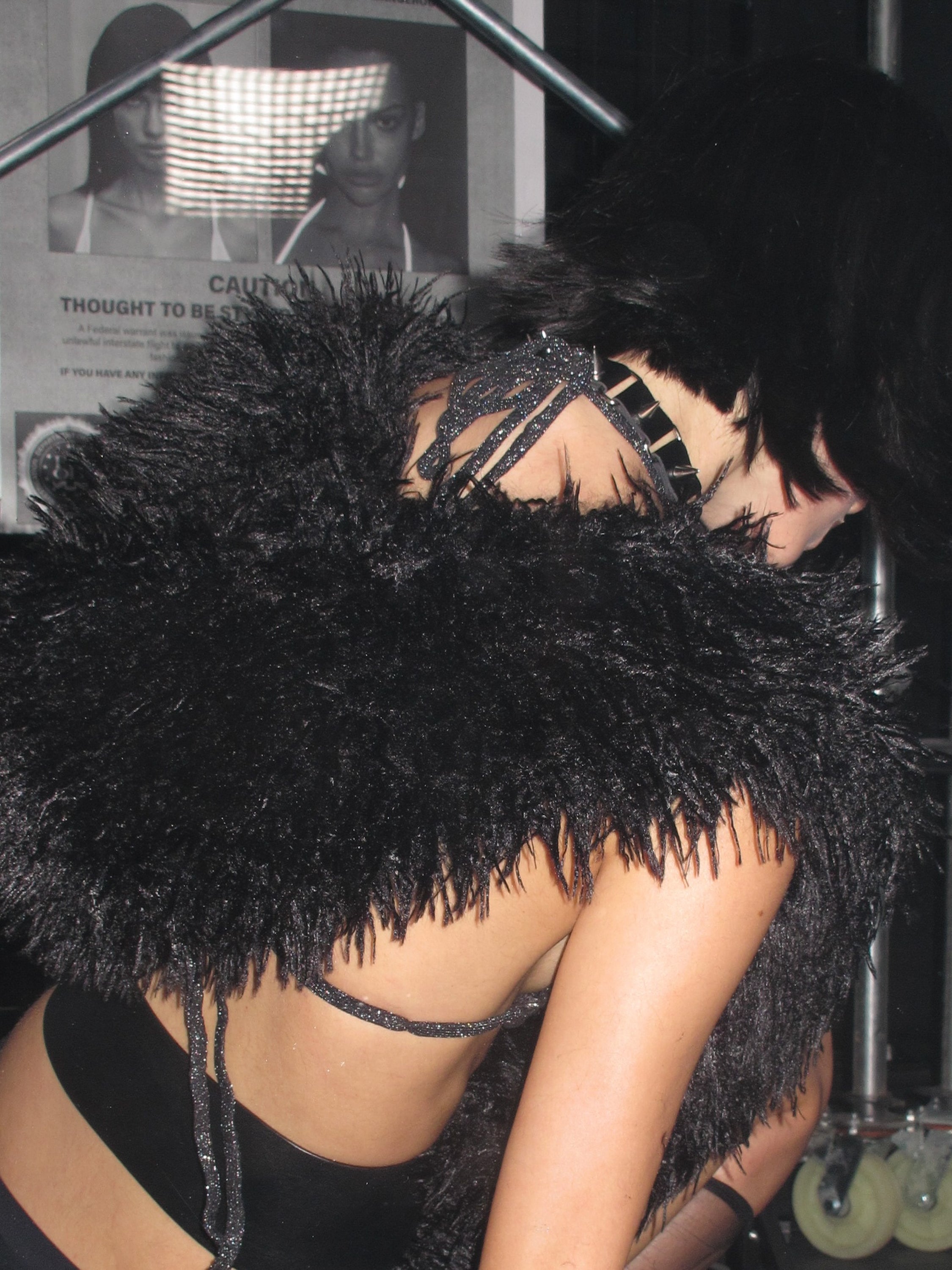 PROD Black / One size / In-stock Wildfire Hooded Wrap Top (With Belt) Black