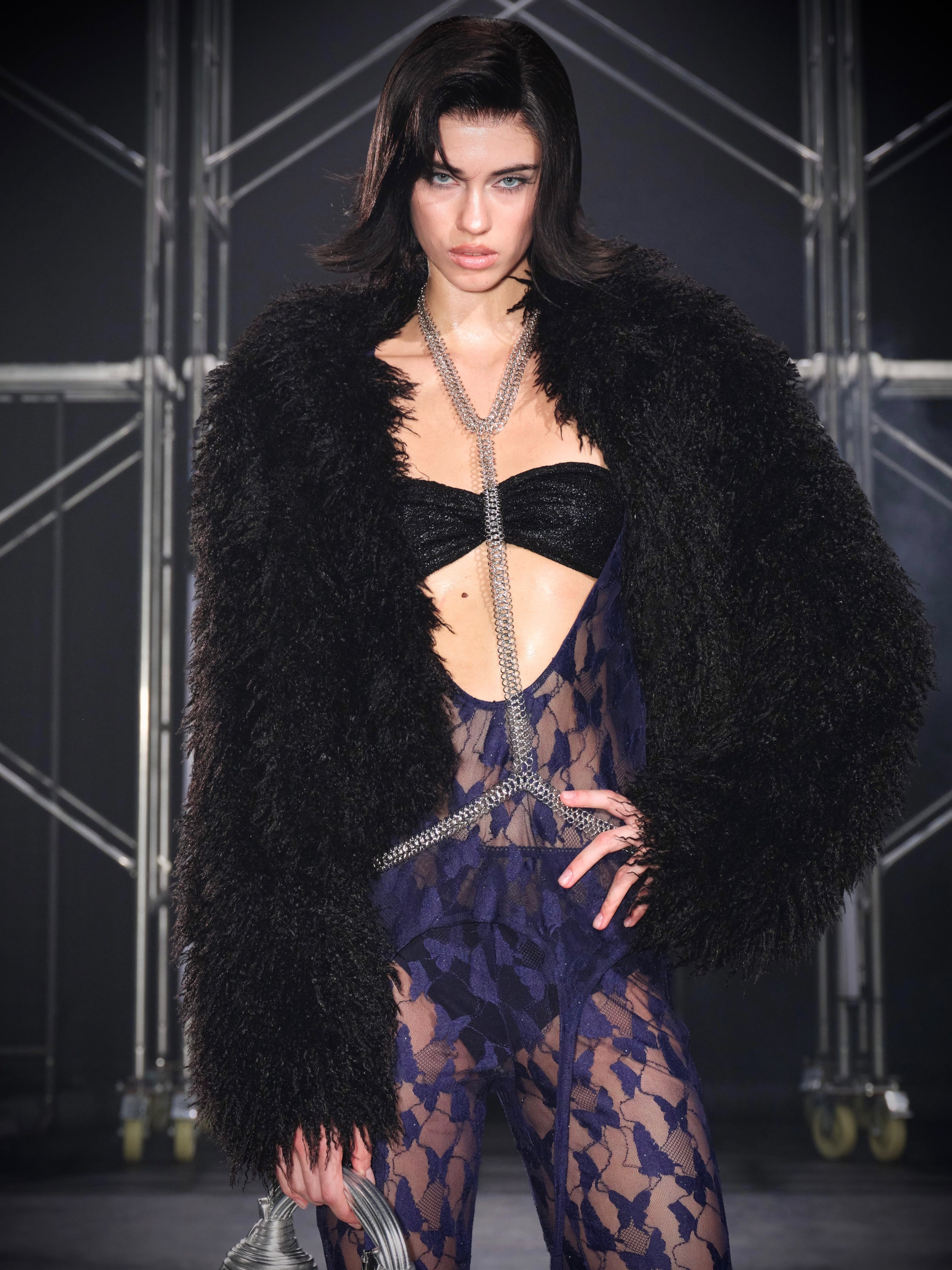  In-stock Ava Shaggy Plush Jacket