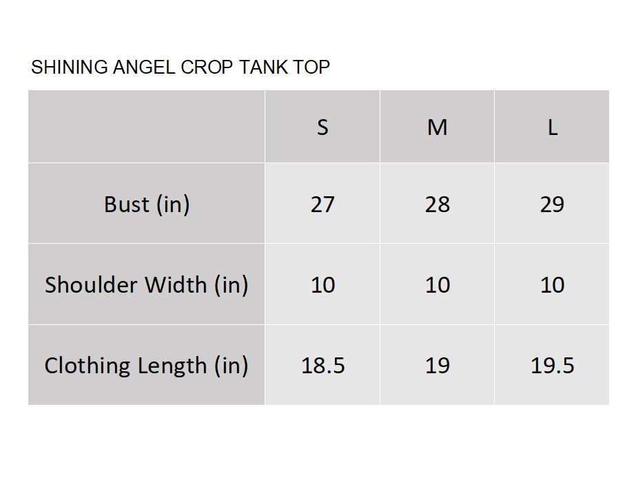 PROD Bldg 2023 summer Shining Angel Crop Tank Top
