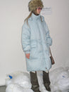 PROD Bldg 2023 winter 2 Beige Hooded Long Down Jacket