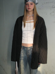 PROD Bldg 2023 winter 2 Black Quilted Cotton Coat