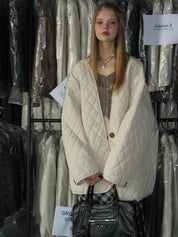 PROD Bldg 2023 winter 2 Black Quilted Cotton Coat