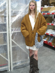 PROD Bldg 2023 winter 2 Black Quilted Cotton Coat