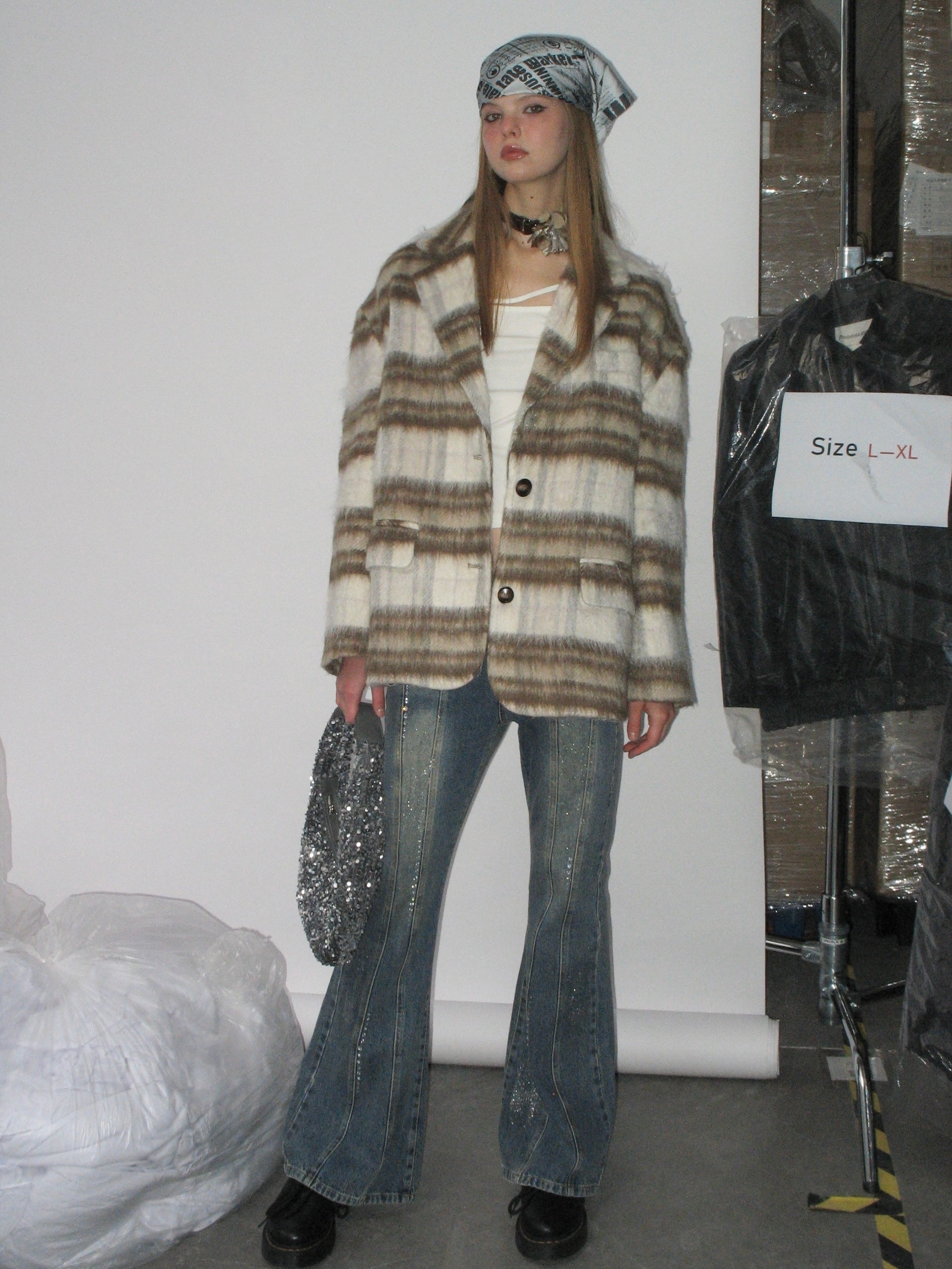 PROD Bldg 2023 winter 2 Casual Plaid Blazer