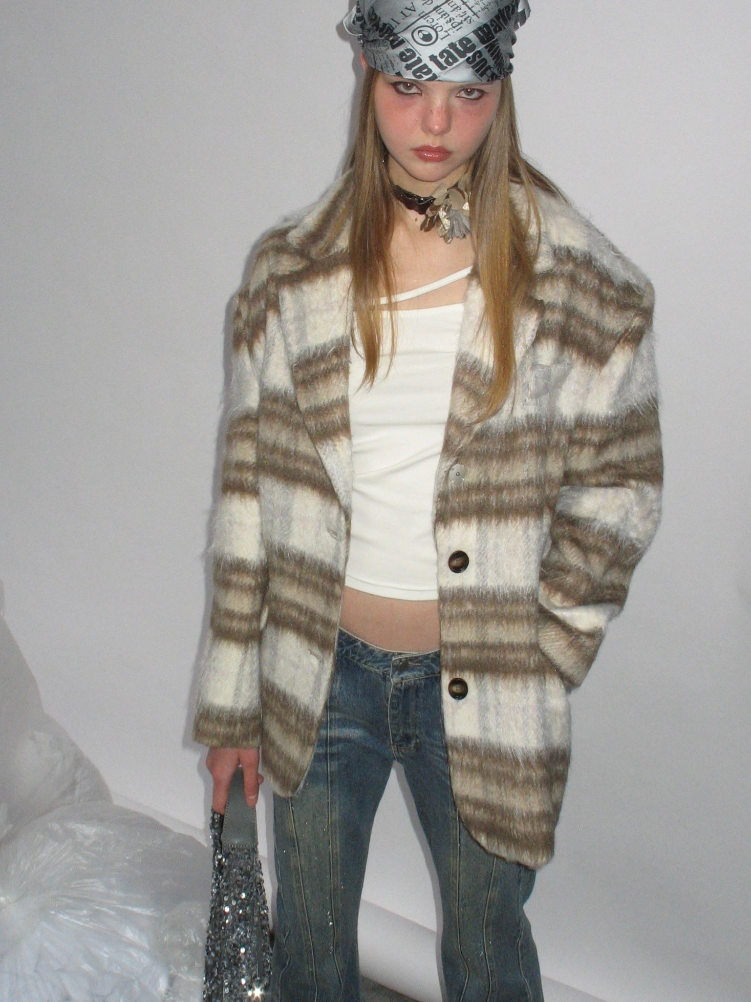 PROD Bldg 2023 winter 2 Casual Plaid Blazer