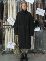 PROD Bldg 2023 winter 2 Drawstring Waist Long Winter Coat