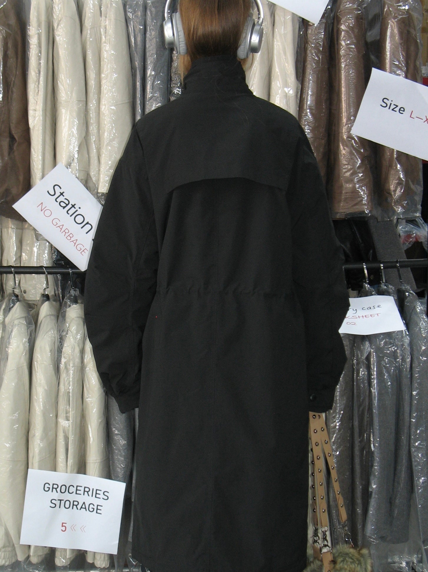 PROD Bldg 2023 winter 2 Drawstring Waist Long Winter Coat