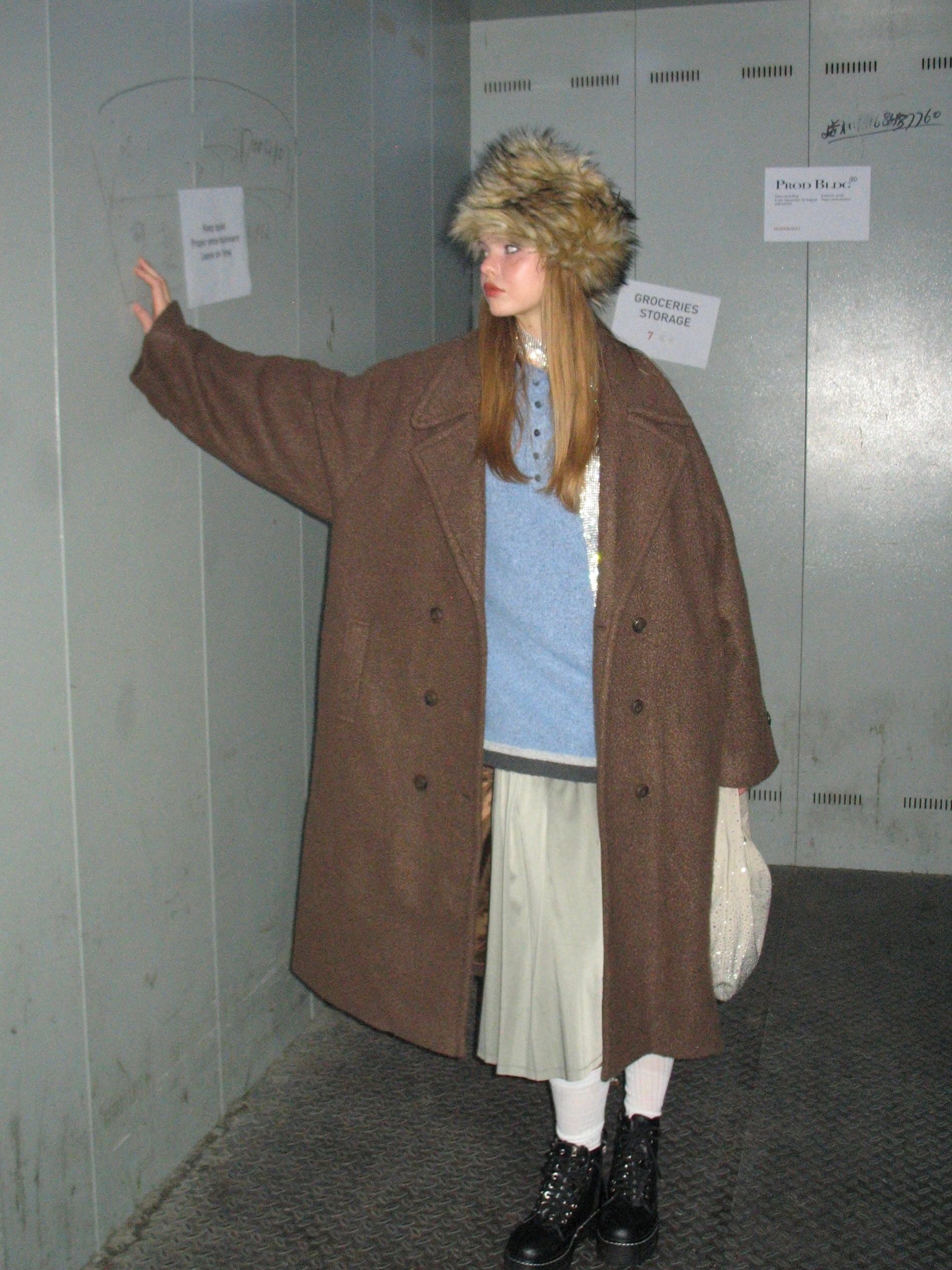 PROD Bldg 2023 winter 2 Frenchy Lapel Neck Double Button OverCoat