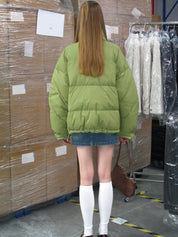 PROD Bldg 2023 winter 2 Green Puffer Down Jacket