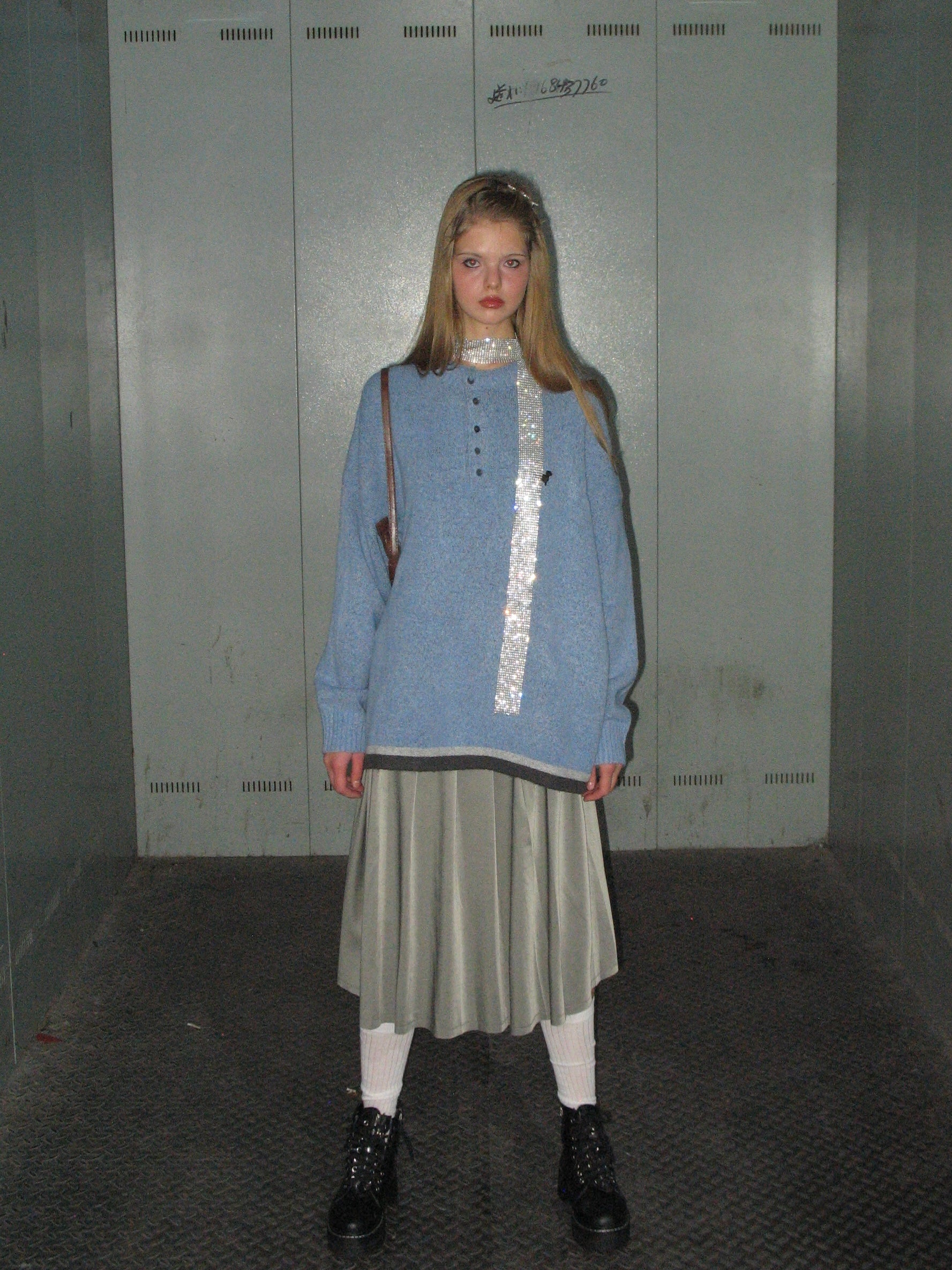 PROD Bldg 2023 winter 2 Henley Bottom Edge Striped Sweater