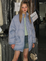 PROD Bldg 2023 winter 2 Light Blue Down Jacket