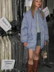 PROD Bldg 2023 winter 2 Light Blue Down Jacket