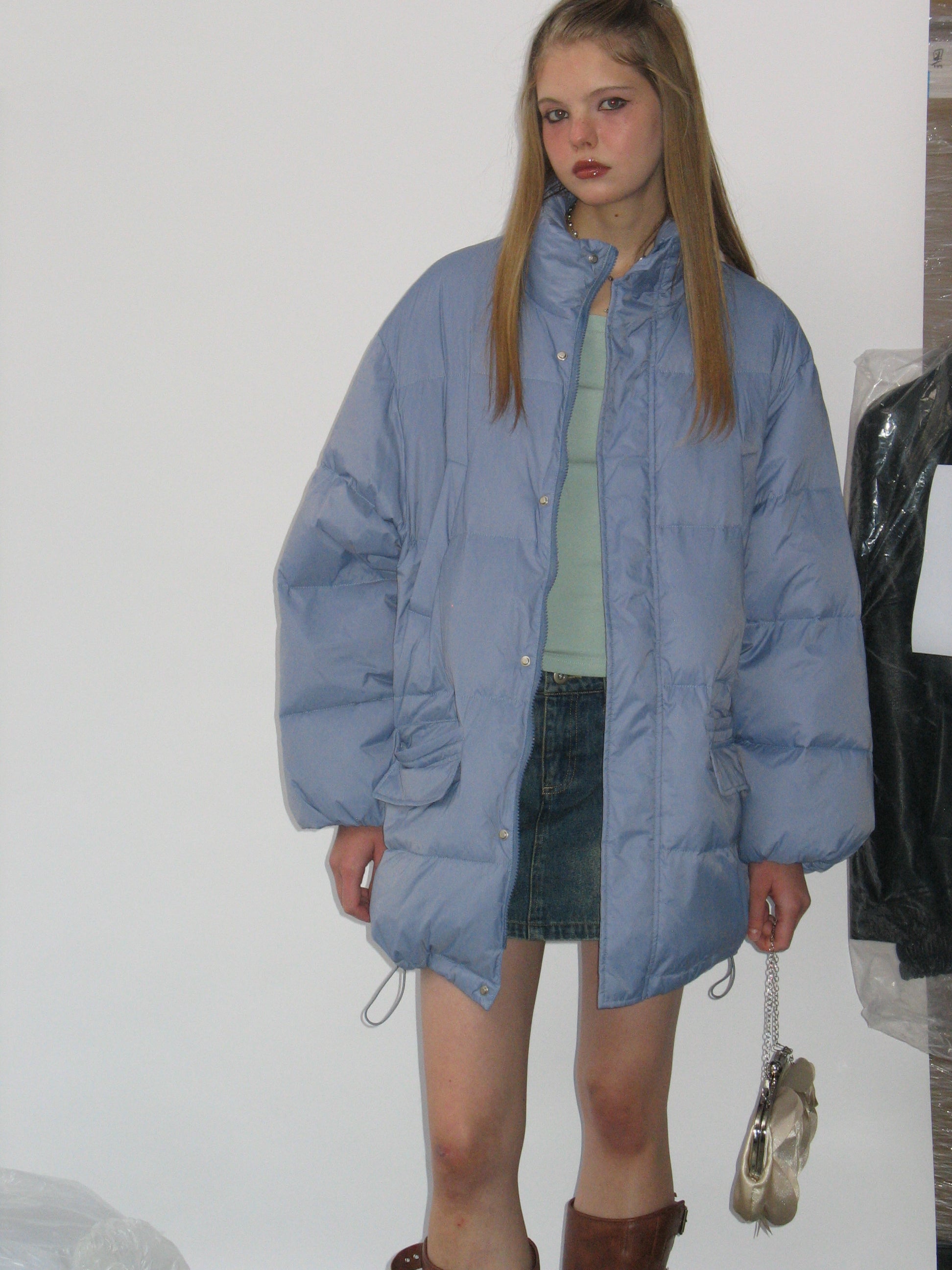 PROD Bldg 2023 winter 2 Light Blue Down Jacket