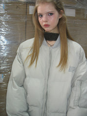 PROD Bldg 2023 winter 2 Light Gray Puffer Jacket