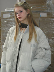 PROD Bldg 2023 winter 2 Light Gray Puffer Jacket