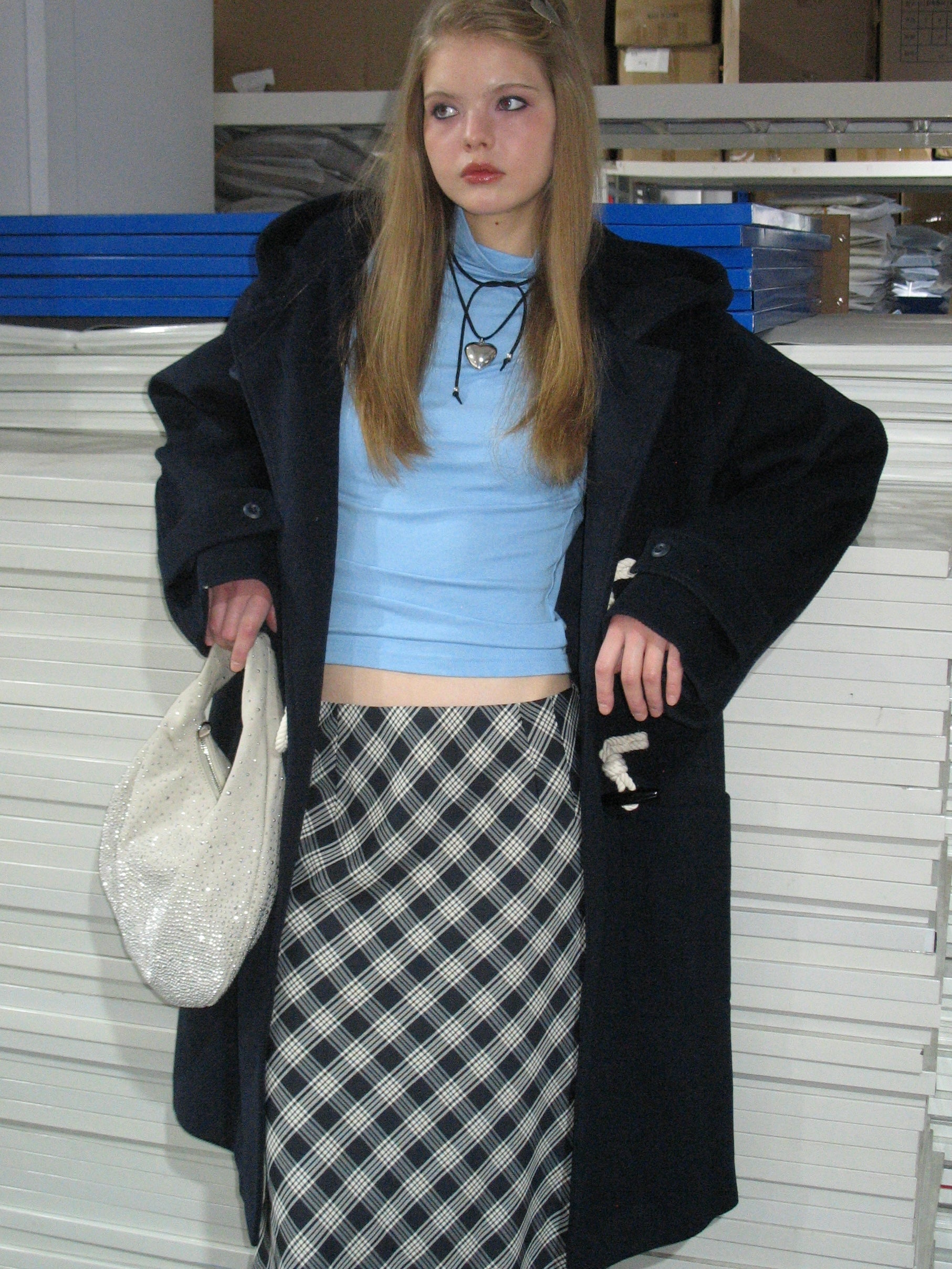 PROD Bldg 2023 winter 2 Navy Blue Duffle Coat