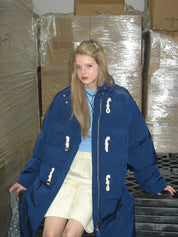 PROD Bldg 2023 winter 2 Navy Blue Horn Buckle Winter Coat